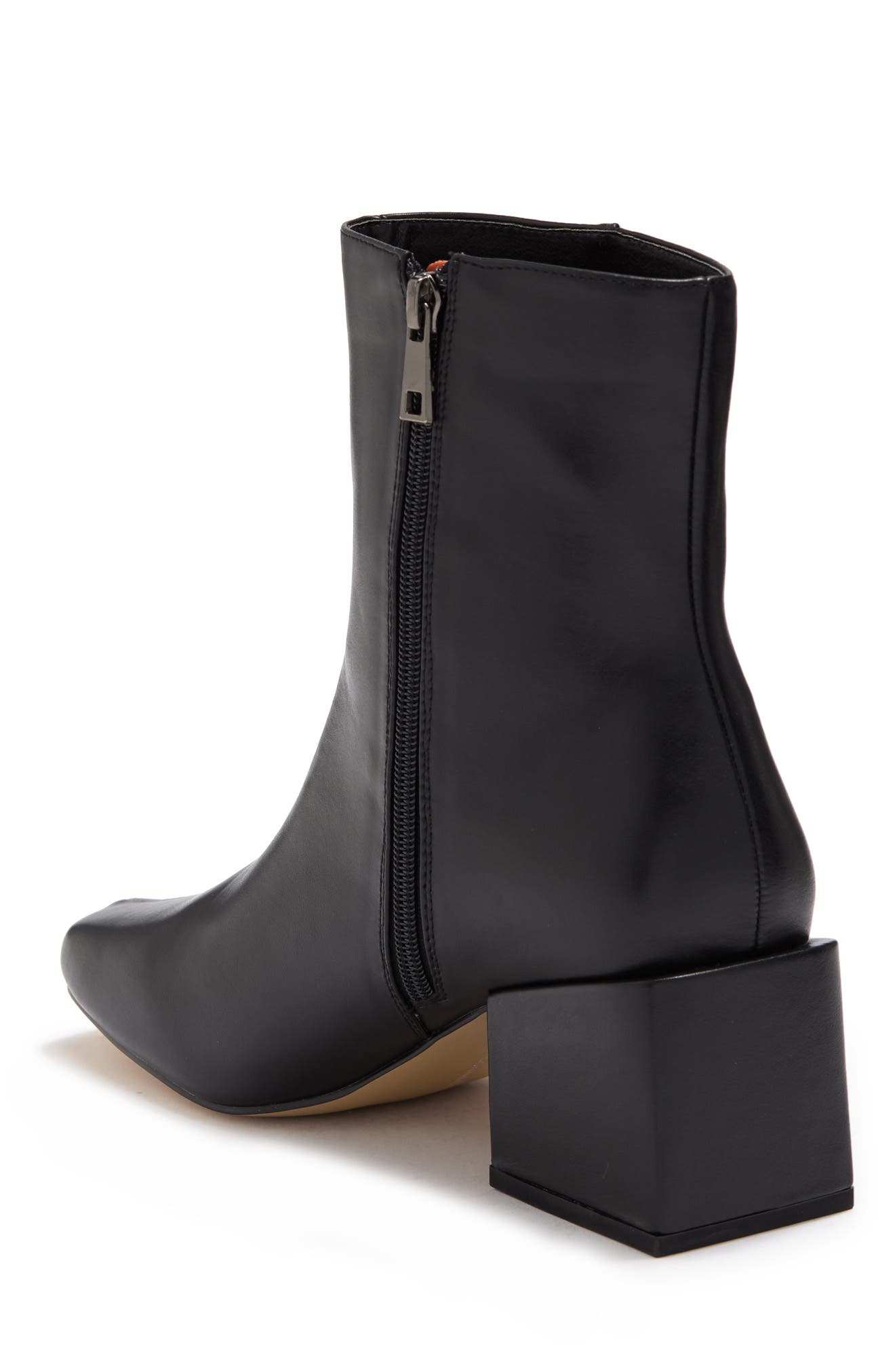 French Connection Toni Snakeskin Embossed Block Heel Bootie, Alternate, color, 