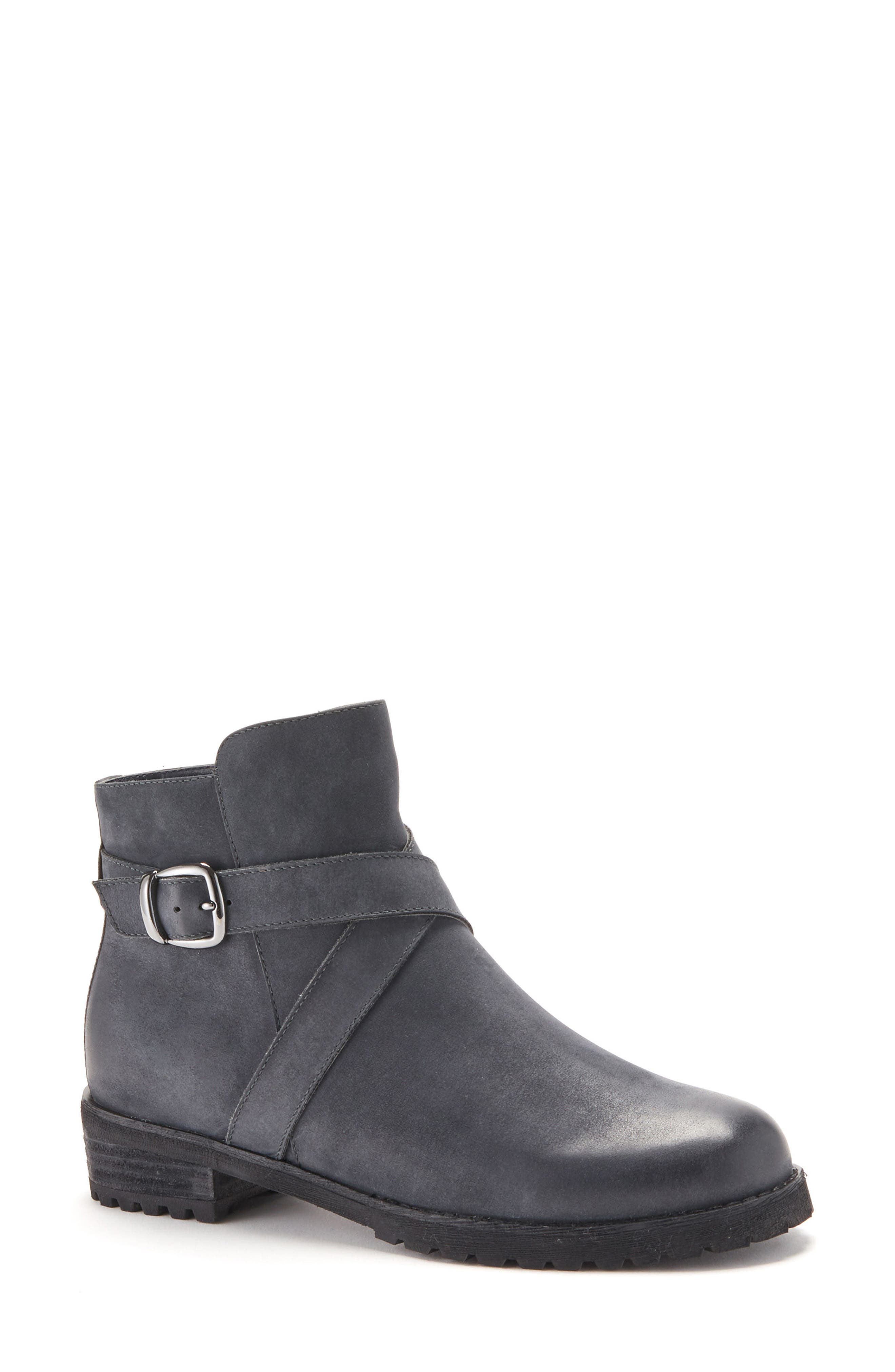 Varta Waterproof Bootie, Main, color, NAVY NUBUCK