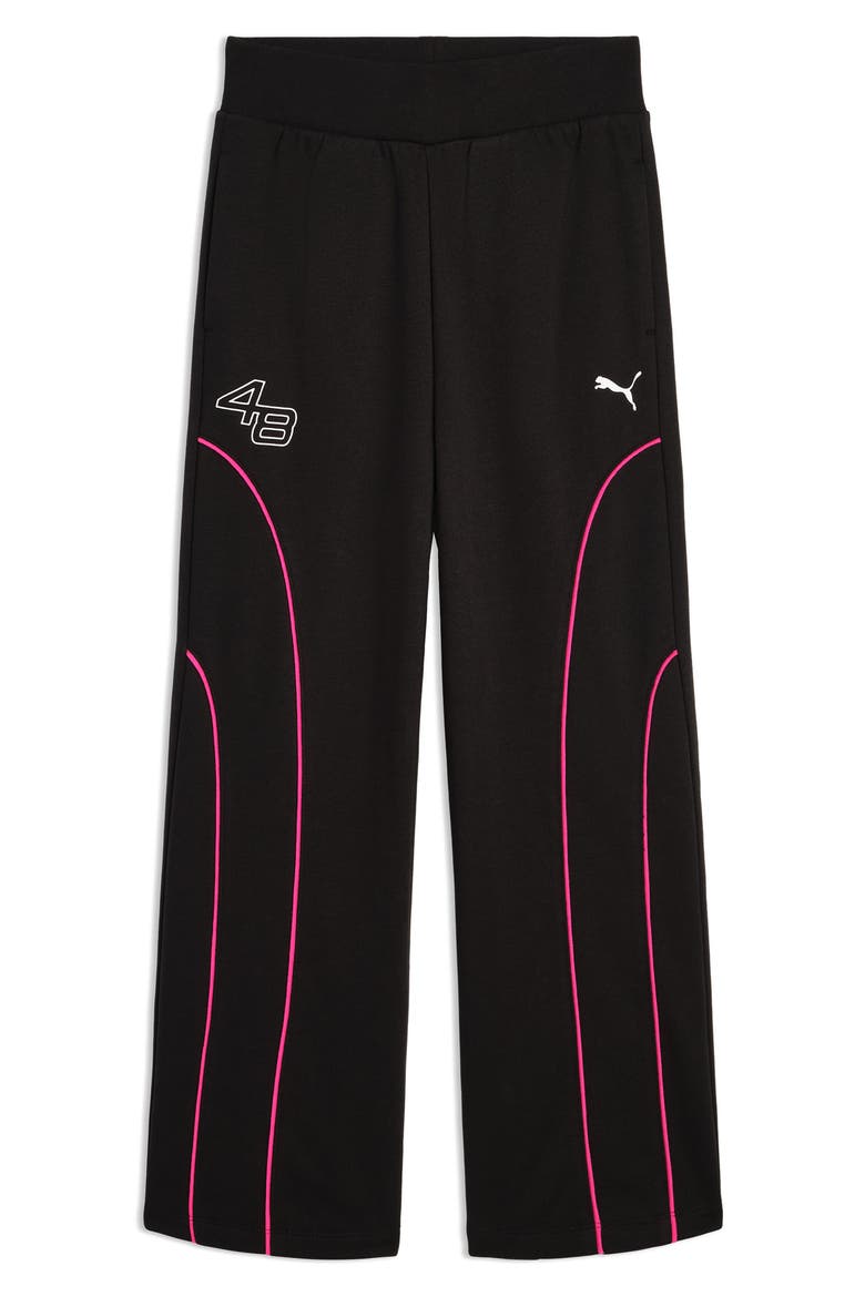 Kids' Star Drive Moto Sweatpants, Main, color, BLACK