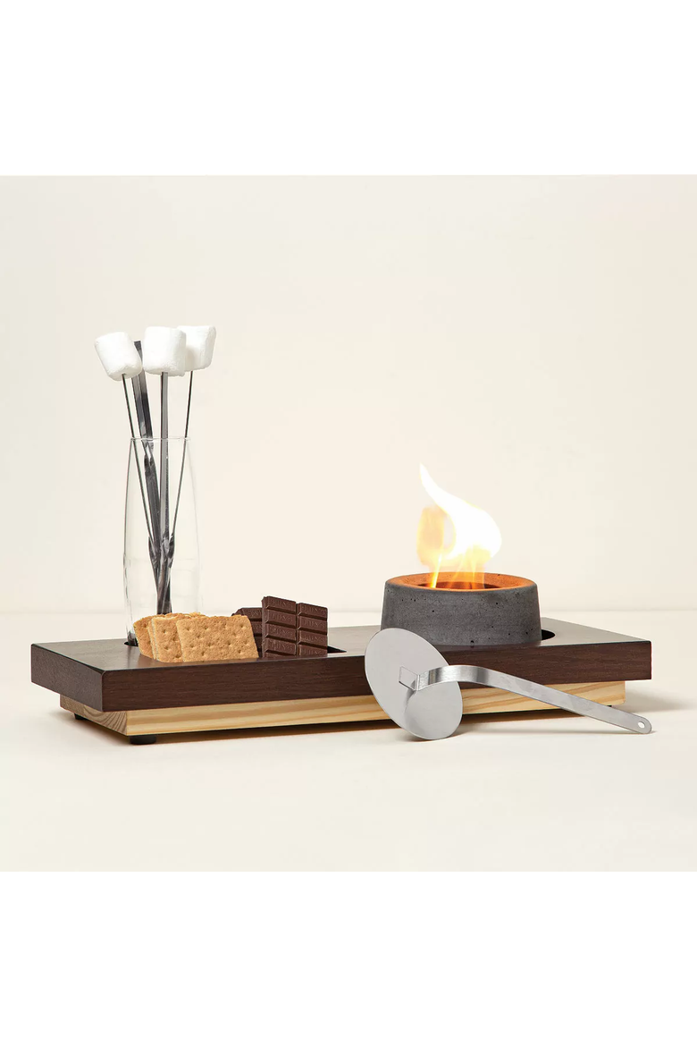 Ultimate S'mores Kit by Swoon Living, Main, color, Brown / Black / White