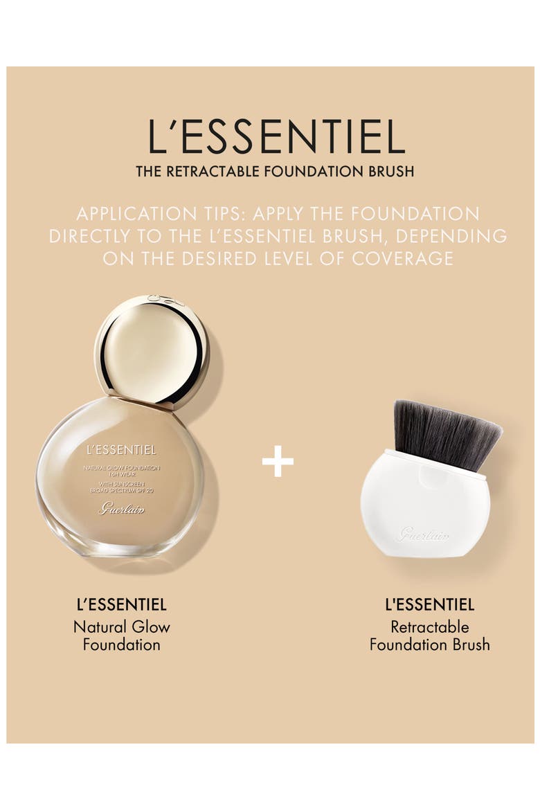 L'Essentiel Retractable Foundation Brush, Alternate, color, NO COLOR