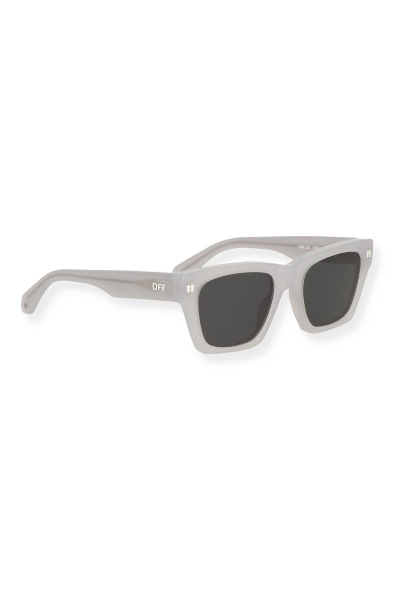 53mm Valdez Square Sunglasses, Alternate, color, GREY DARK GREY