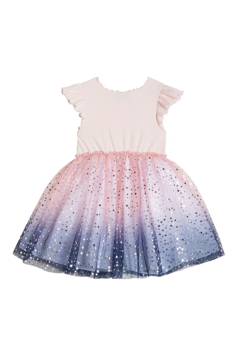 Dip Dye Tutu Dress, Alternate, color, BLUSH/ BLUE