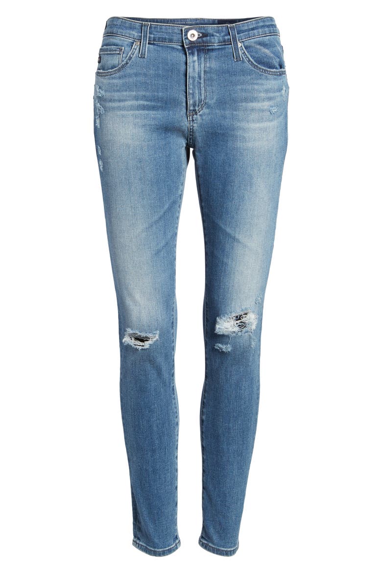 The Legging Ankle Jeans, Alternate, color, SEA SPRITE DESTRUCTED