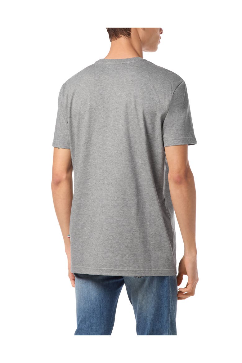 T-Shirt Round Neck Ss Crest Men, Alternate, color, grey