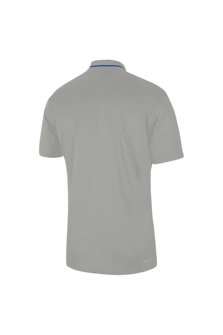 Men's Nike  Gray Boise State Broncos 2023 Sideline Coaches Performance Polo, Alternate, color, Gray