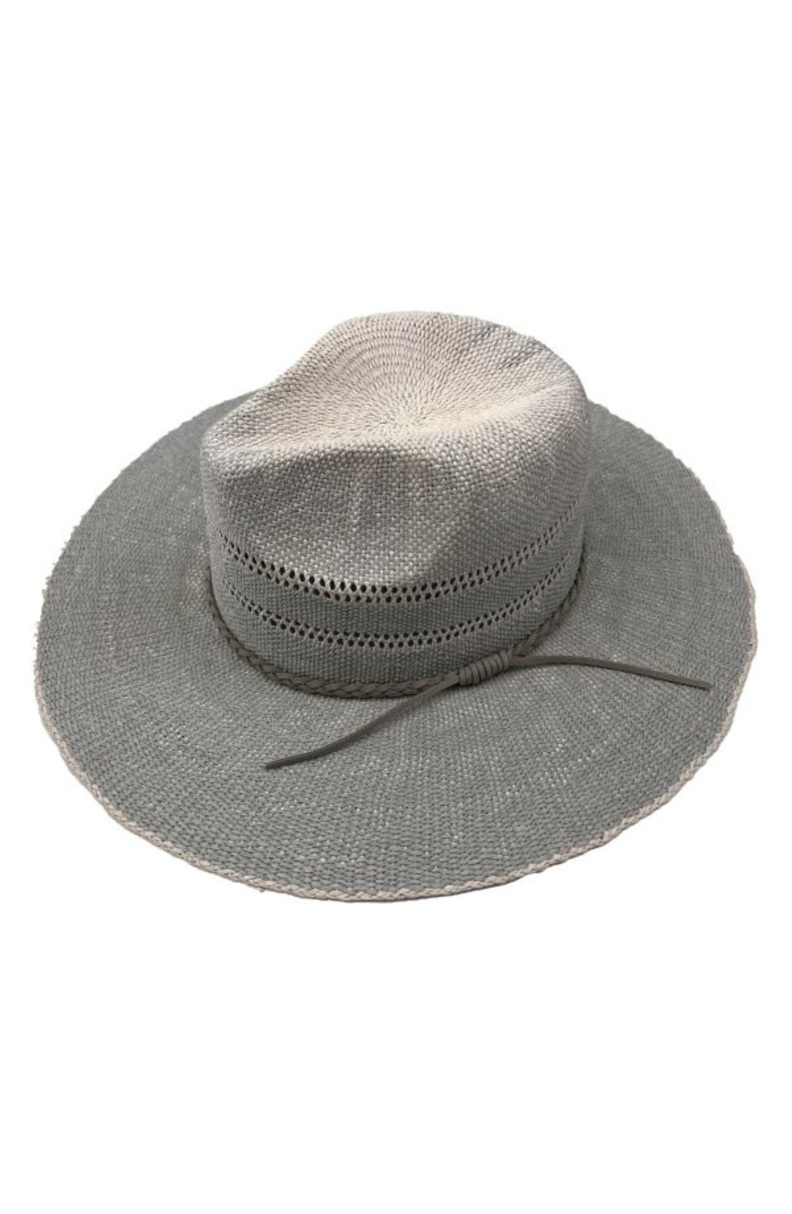 MARCUS ADLER Braided Band Straw Panama Hat