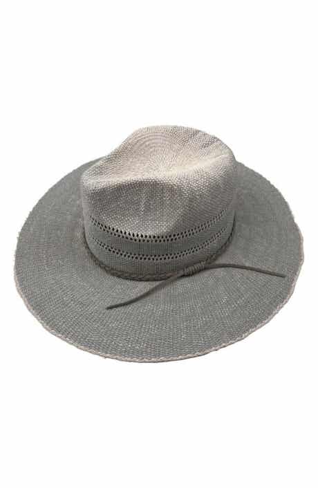 MARCUS ADLER Braided Band Straw Panama Hat