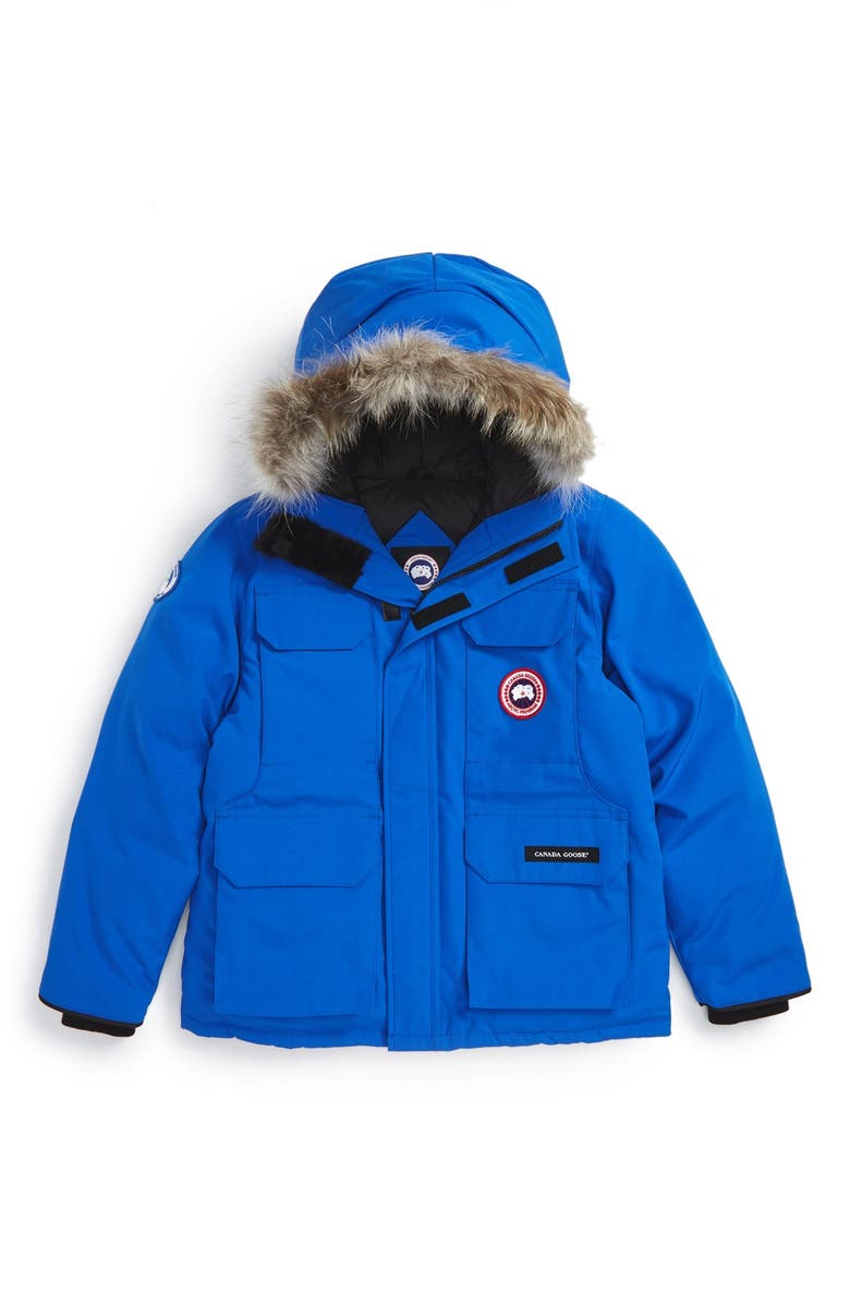 Canada Goose PBI Expedition Waterproof Down Parka with Genuine Coyote Fur Trim, Main, color, 