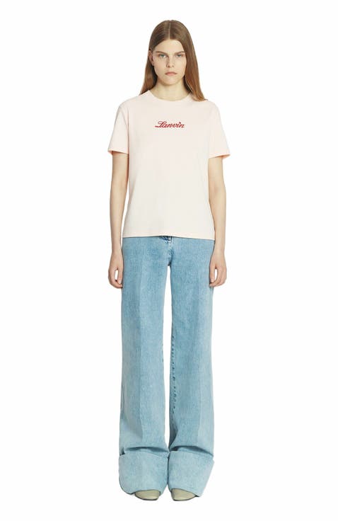 デニム・ジーパン LANVIN WIDE LEG JEANS Lanvin Wide Leg Jeans | Nordstrom