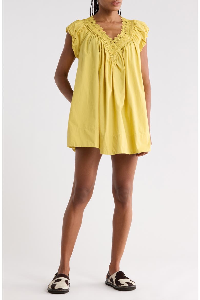 Sundazed Minidress, Main, color, YELLOW