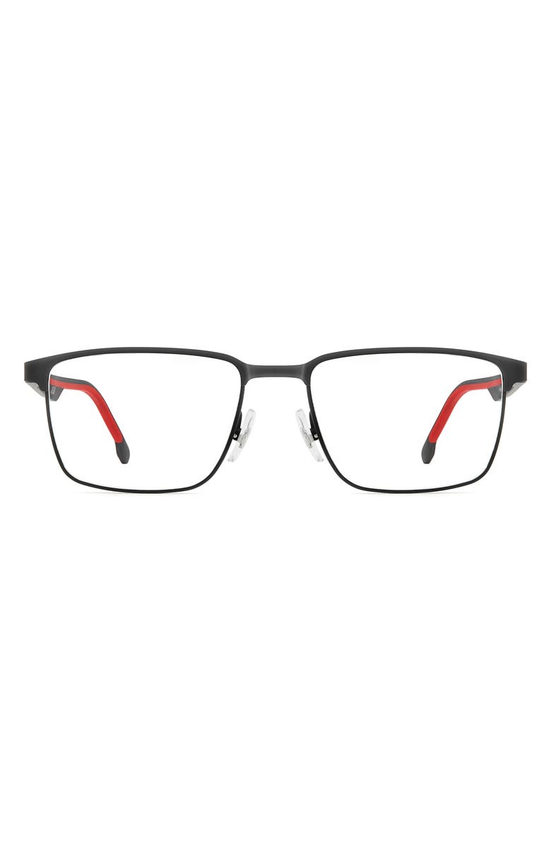 Carrera Eyewear 55mm Rectangular Optical Glasses, Main, color, 