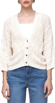 Avec Les Filles Dolman Sleeve Cotton Cardigan