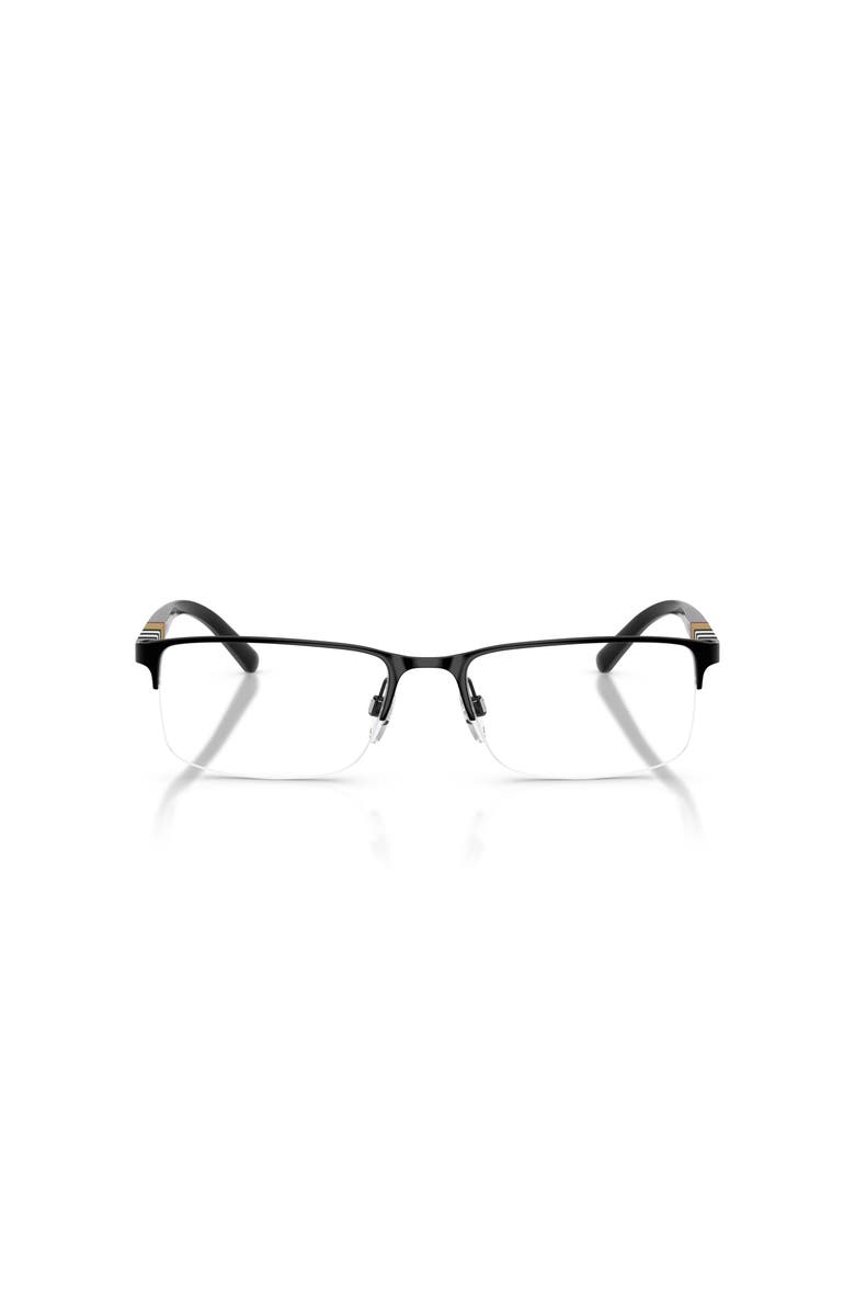 Burberry 55mm Rectangle optical glasses, Alternate, color, Black