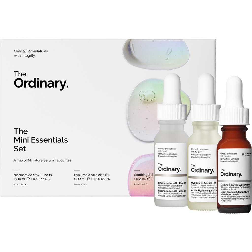 The Ordinary The Mini Essentials 3-Piece Set $17 Value at Nordstrom