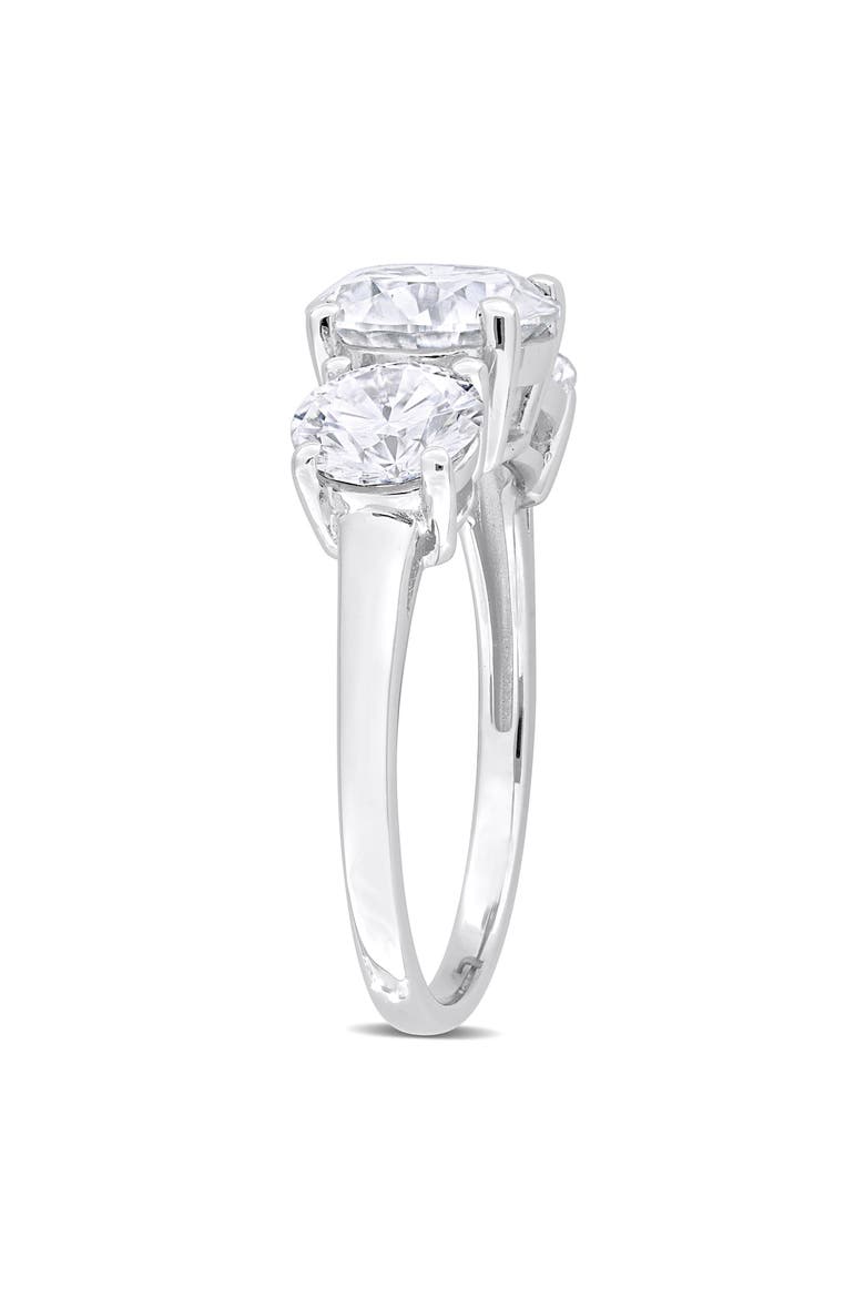 Dew Created Moissanite Ring, Alternate, color, SILVER