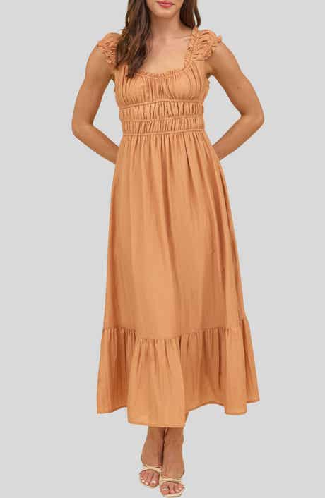 Blu Pepper Sleeveless Tiered Maxi Dress