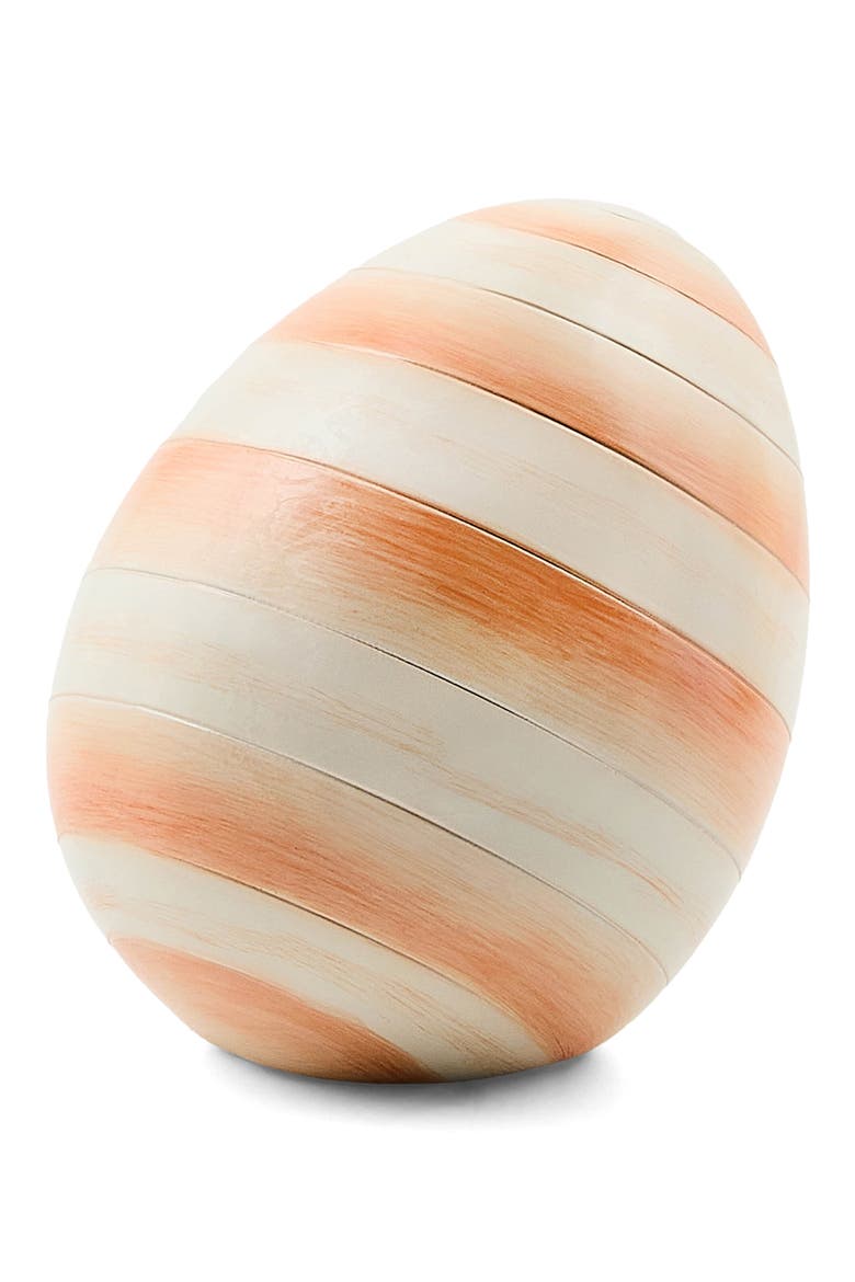 Coral Stripe Mini Egg, Main, color, ORANGE