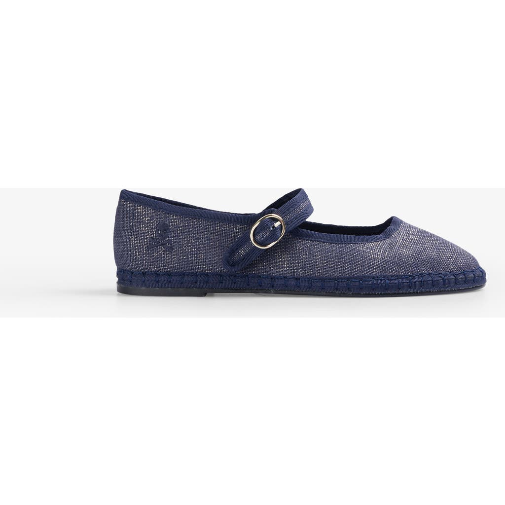 Scalpers Rustic Strap Slipper In Blue