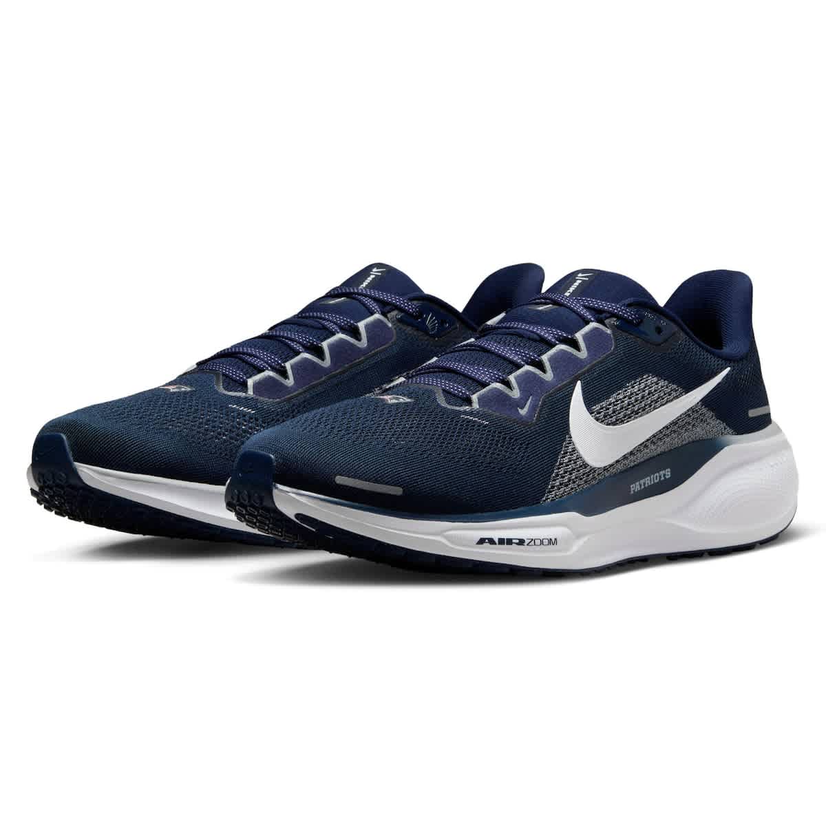 Nike Unisex Nike Navy New England Patriots Zoom Pegasus 41 Running Shoes, Alternate, color, 
