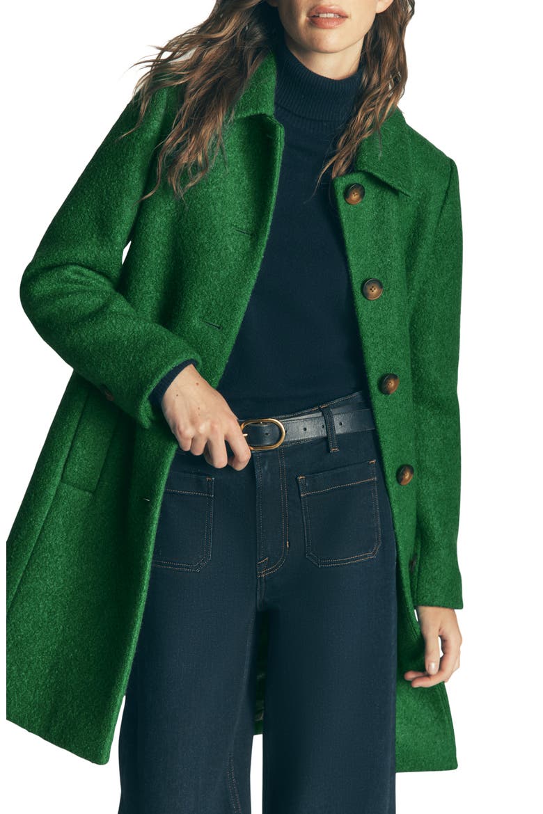 Aylesford Wool Blend Coat, Main, color, FRESH GREEN