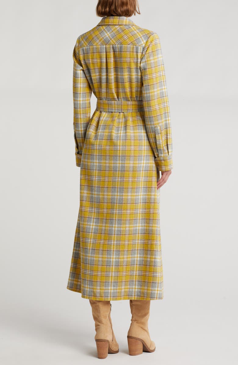 AREA STARS Regine Plaid Long Sleeve Shirtdress, Alternate, color, 