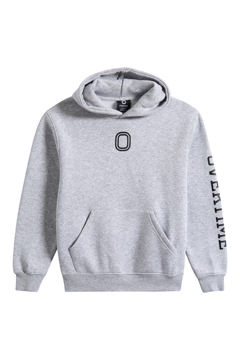 Kids' Classic Fleece Hoodie, Main, color, HEATHER GREY