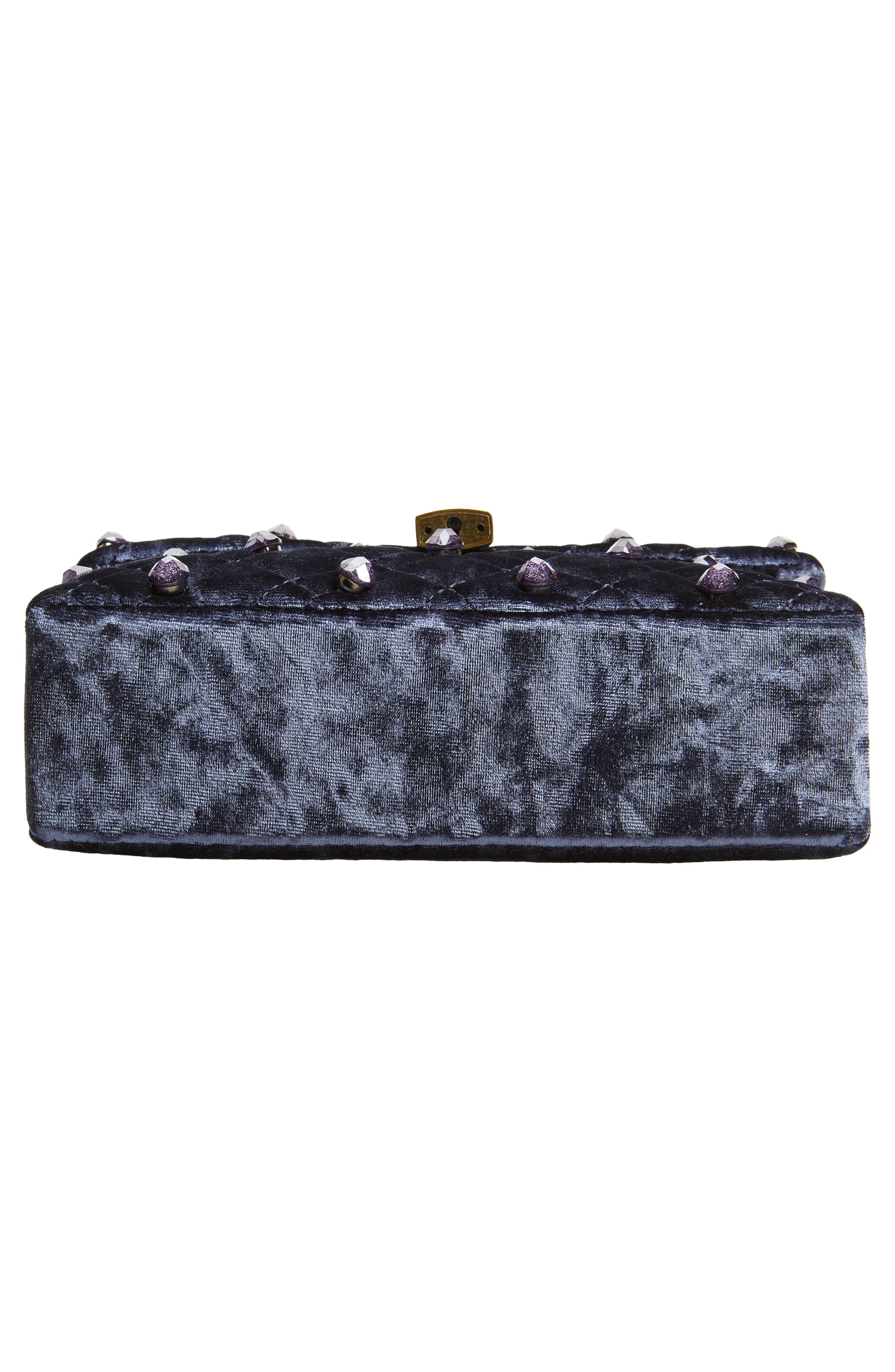 Kurt Geiger London Mini Brixton Velvet Shoulder Bag, Alternate, color, 