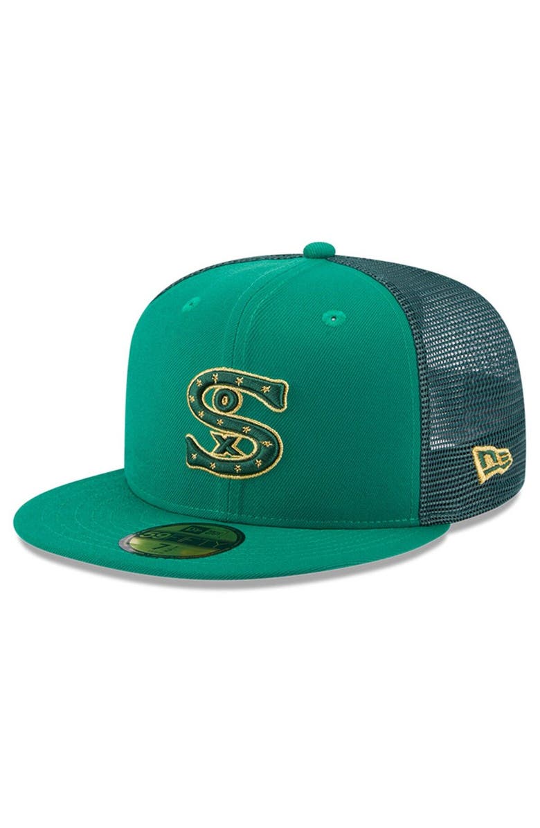 New Era Men's New Era  Kelly Green Chicago White Sox 2023 St. Patrick's Day 59FIFTY Fitted Hat, Main, color, 