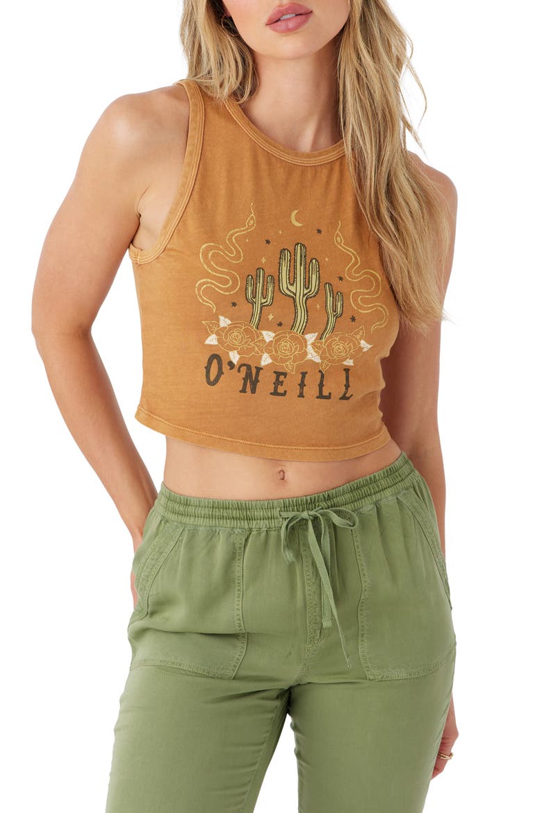 Mojave Crop Tank, Main, color, BROWN SUGAR