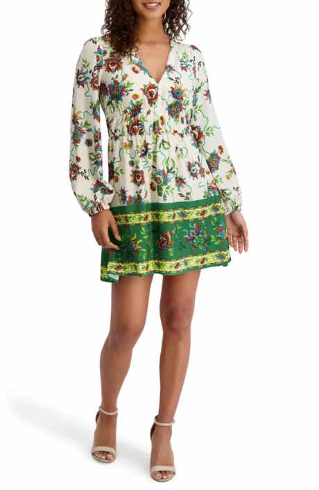 Siena Printed Long Sleeve Dress