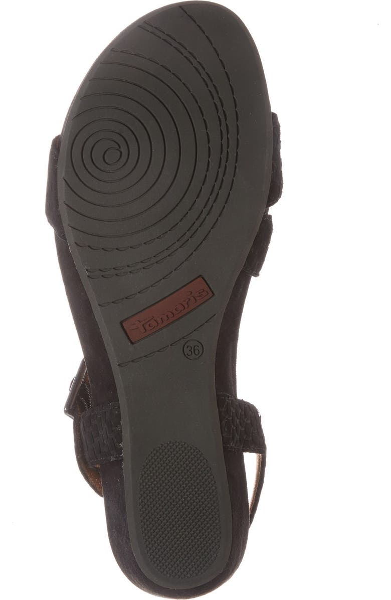 Tamaris 'Eda' Platform Wedge Sandal, Alternate, color,