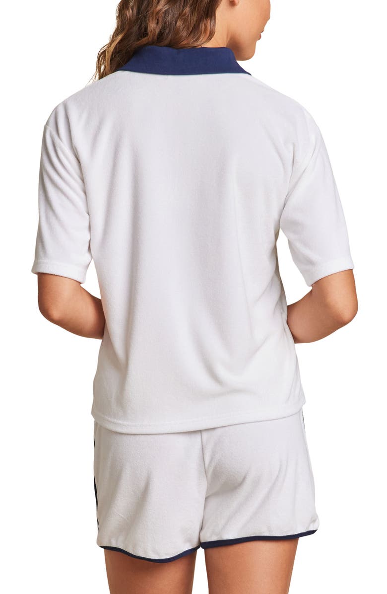 Barefoot Dreams<sup>®</sup> CozyTerry<sup>®</sup> Lounge Polo, Alternate, color, 