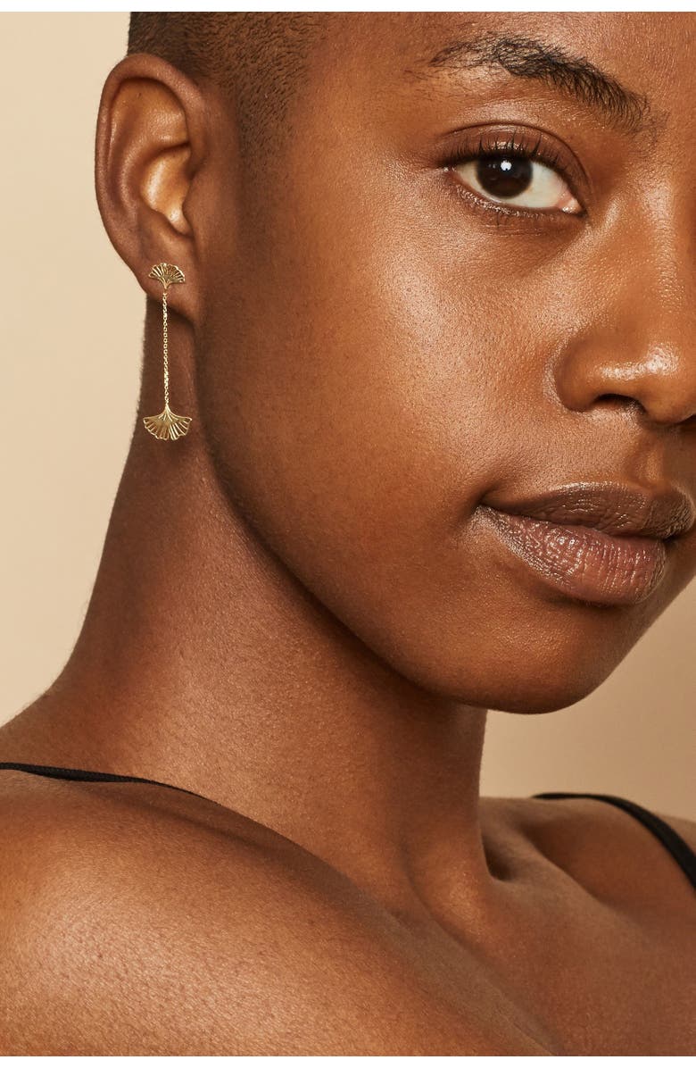 Oradina 14K Yellow Gold Carnevale Drop Earrings, Alternate, color, Yellow Gold