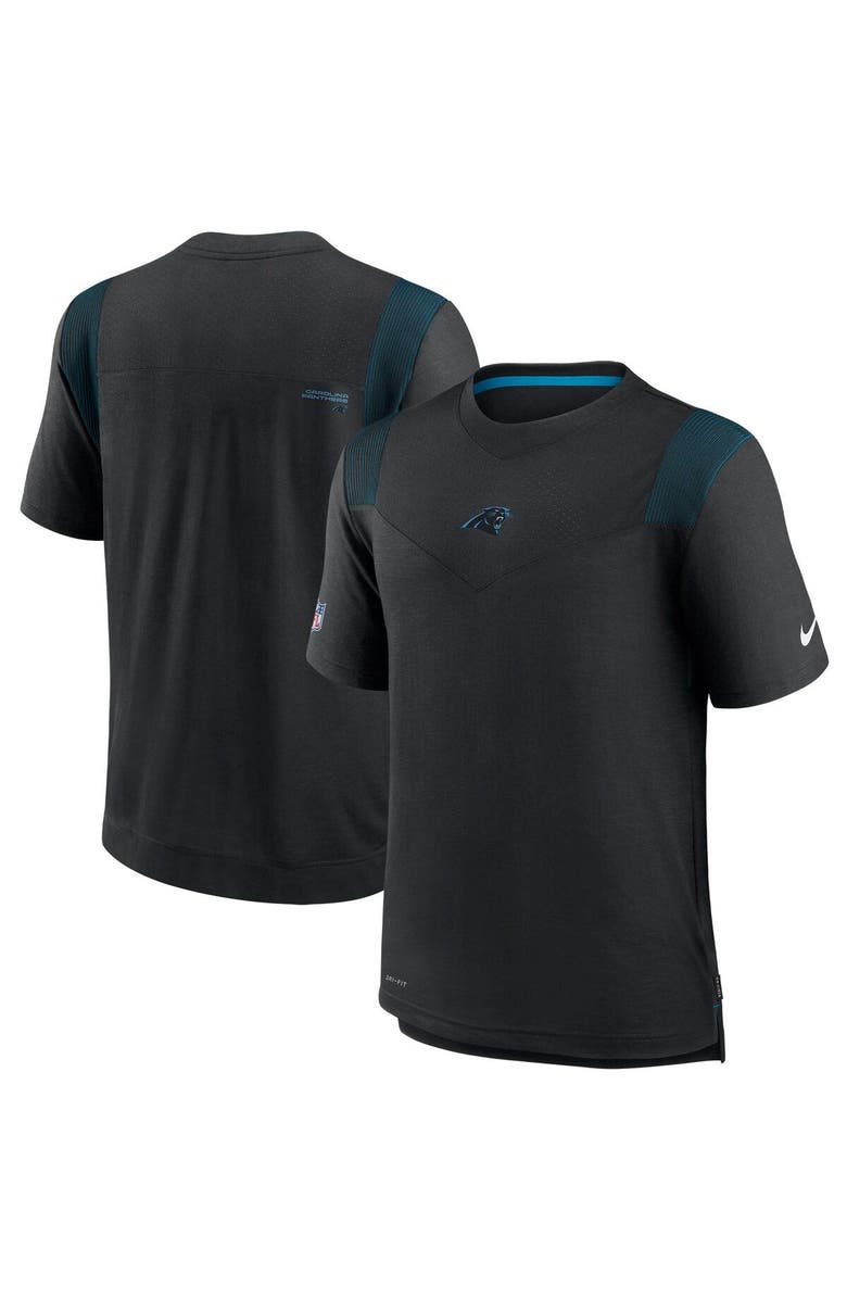 Nike Men's Nike Black Carolina Panthers Sideline Player UV Performance T-Shirt, Main, color, Black