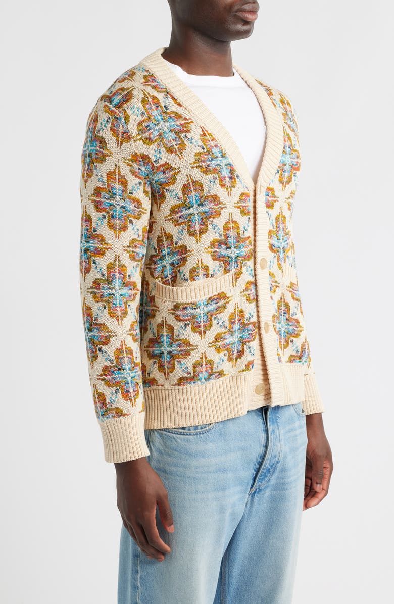 Corridor Mariposa Pima Cotton Cardigan, Alternate, color, Natural