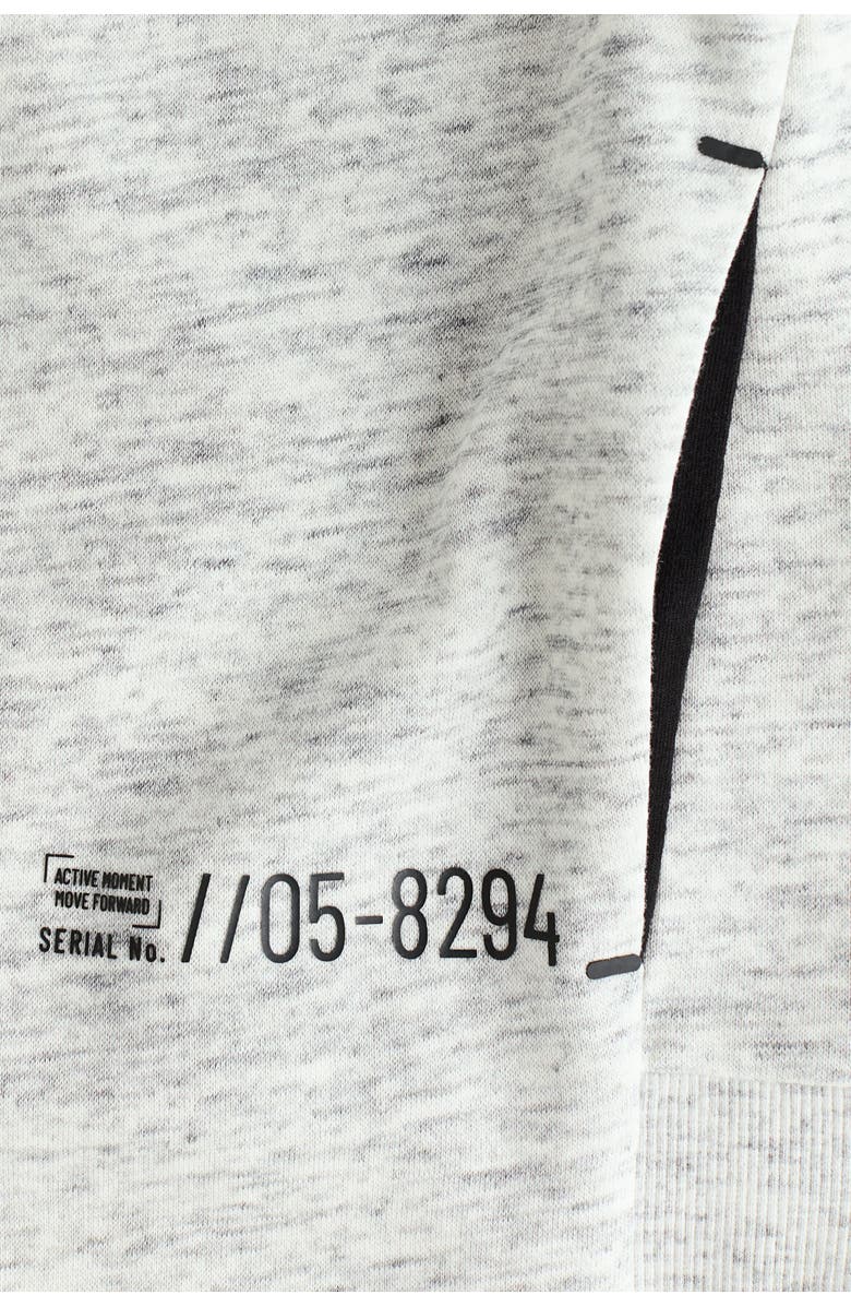 H&M Hooded jacket, Alternate, color, Light Gray Melange