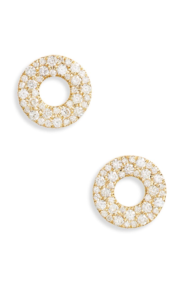 Bony Levy Diamond Stud Earrings, Main, color, 18K Yellow Gold