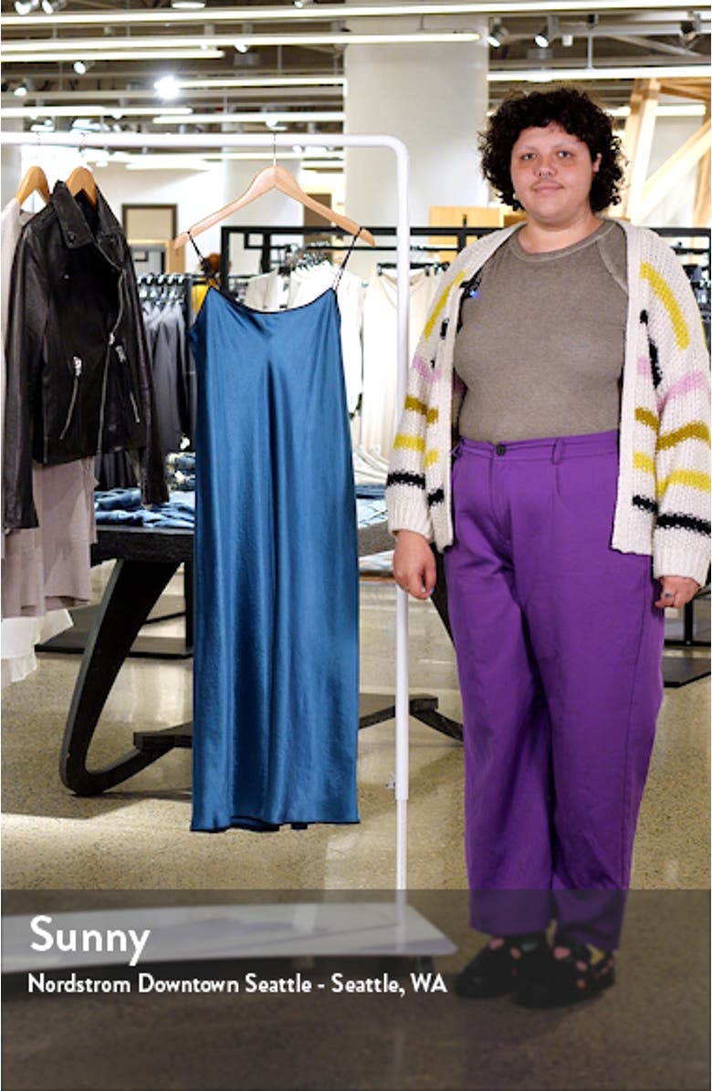 Tipped Satin Slipdress, sales video thumbnail