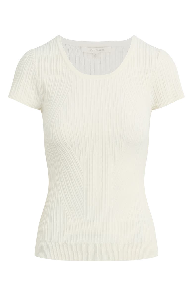 Favorite Daughter Kennedy Rib Top, Alternate, color, Ivory