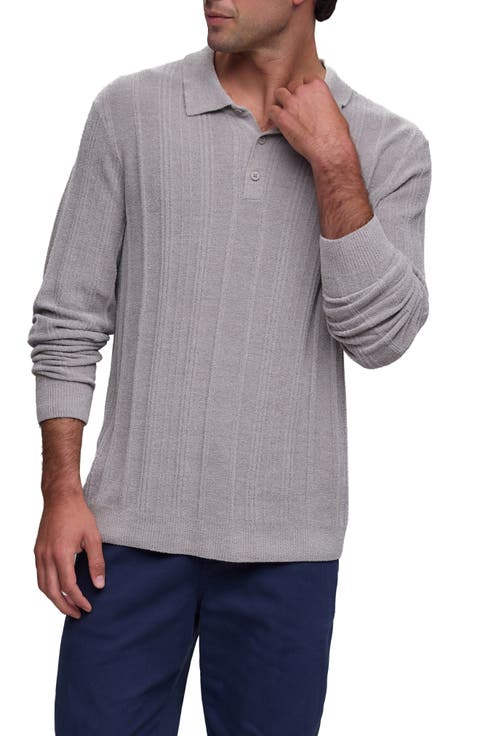 CozyChic Ultra Lite® Long Sleeve Rib Polo