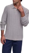 Barefoot Dreams® CozyChic Ultra Lite® Long Sleeve Rib Polo