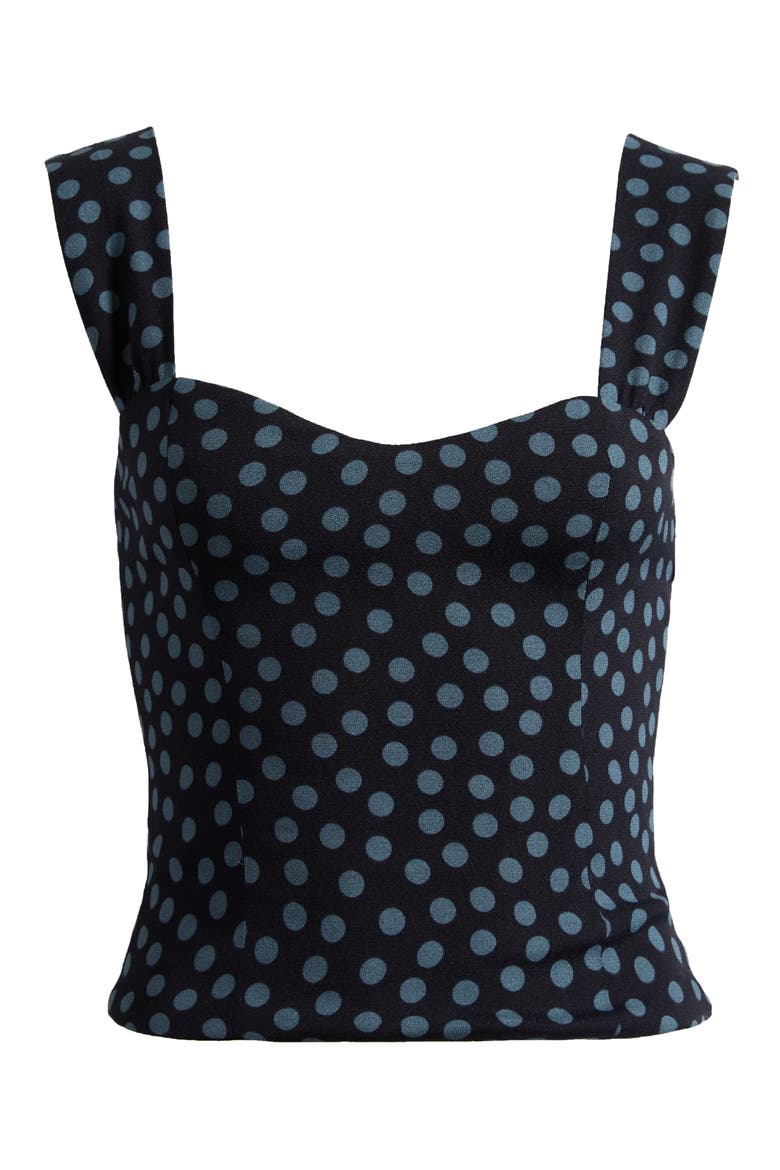 Hester Crepe Top, Alternate, color, COSMIC DOT