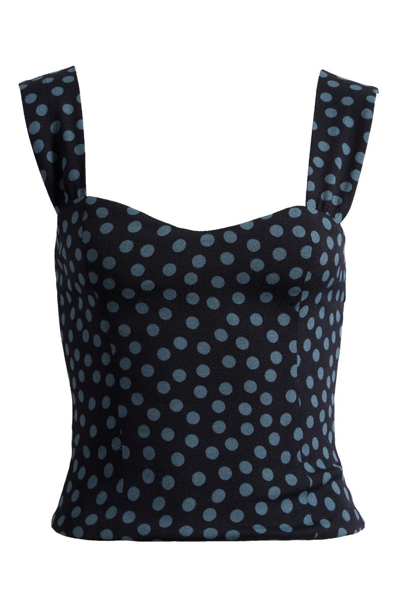 Reformation Hester Crepe Top, Main, color, Cosmic Dot