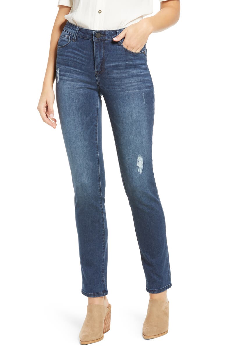Wit & Wisdom Straight Leg Jeans, Main, color, 