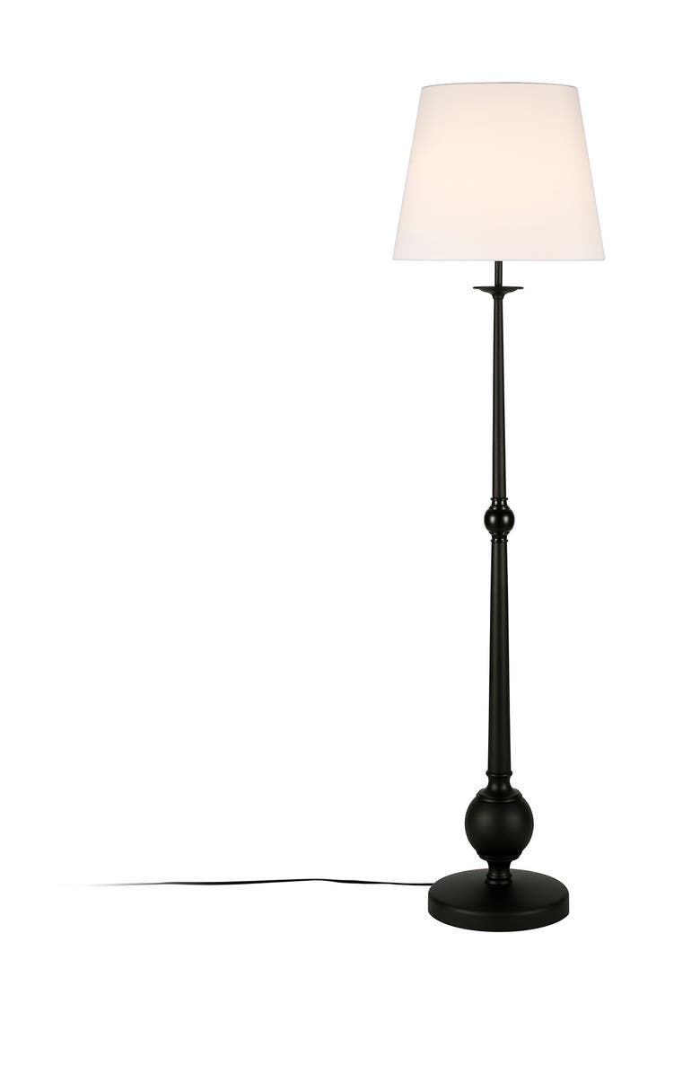 ADDISON AND LANE Wilmer Blackened Bronze Finish Floor Lamp, Main, color,