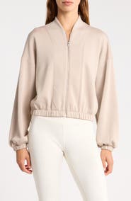 Z by Zella Whisper Knit Bomber Jacket