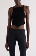 Courrèges Open Side Rib Knit Tank