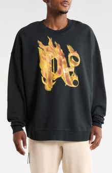 Palm Angels Fire Logo Sweatshirt