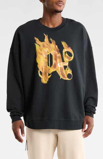 Palm Angels Fire Logo Sweatshirt